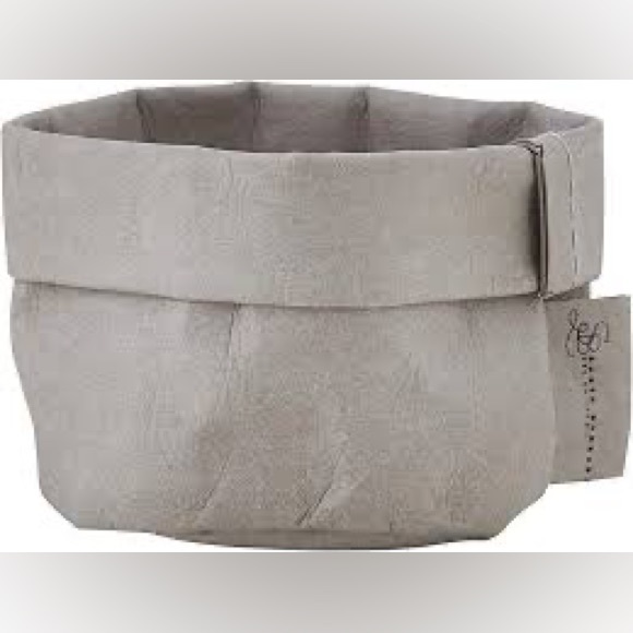 Santa Barbara Washable Paper Holder - set of 3 - Grey medium/small/mini NWT - Picture 6 of 6